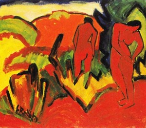 Schmidt-Rottluff-Estate.-Nudi-allaperto-1913-600x524